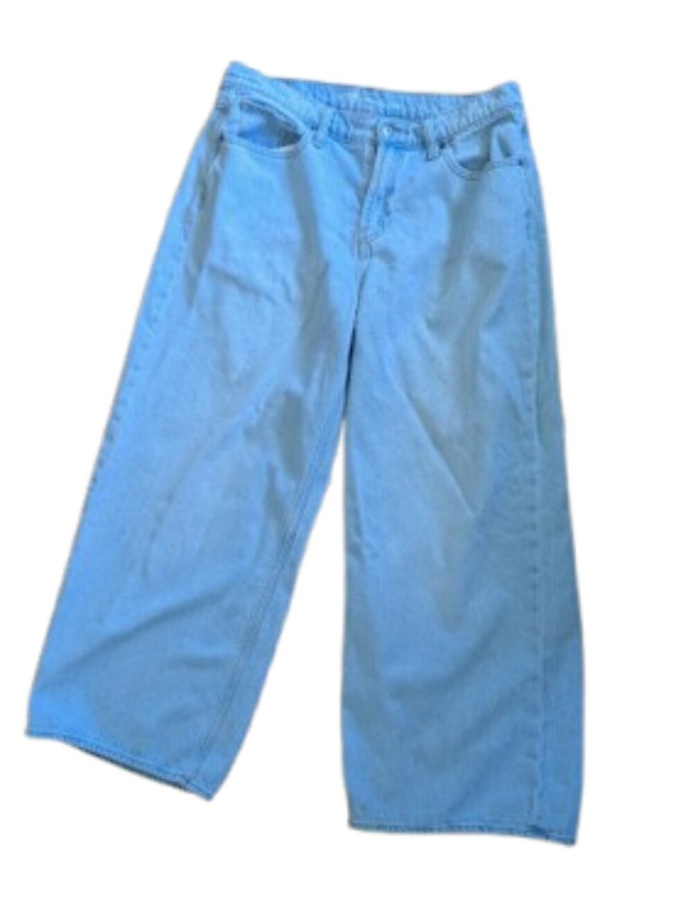 OLD NAVY Cropped Wide Leg / Baggy Jeans Size 12 Petite